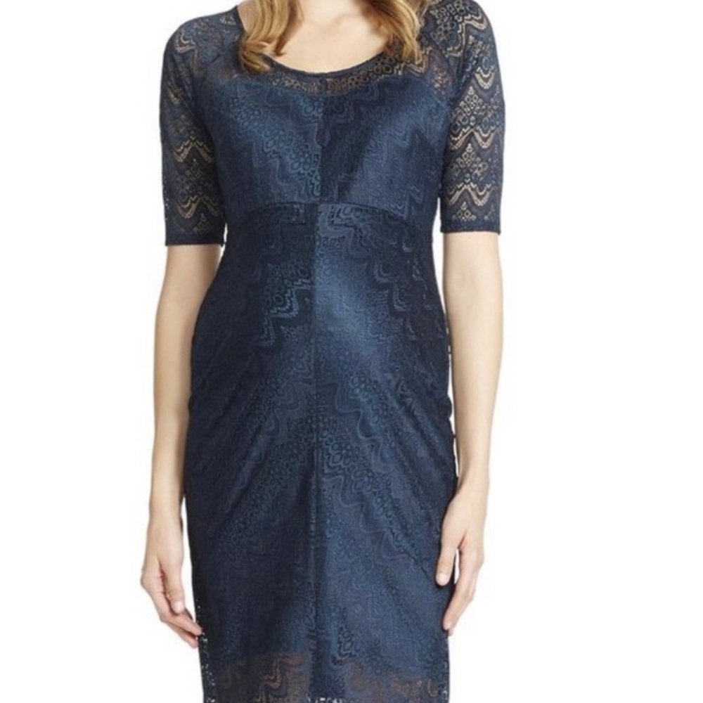 Jessica Simpson Maternity Emerald Green Lace Dress